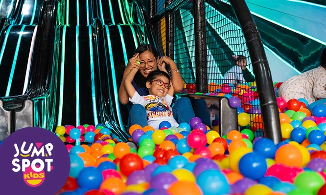 JUMP SPOT KIDS: Full Diversión por 30 o 60 minutos Jockey Plaza, Mall Plaza Comas, Mall Plaza Arequipa